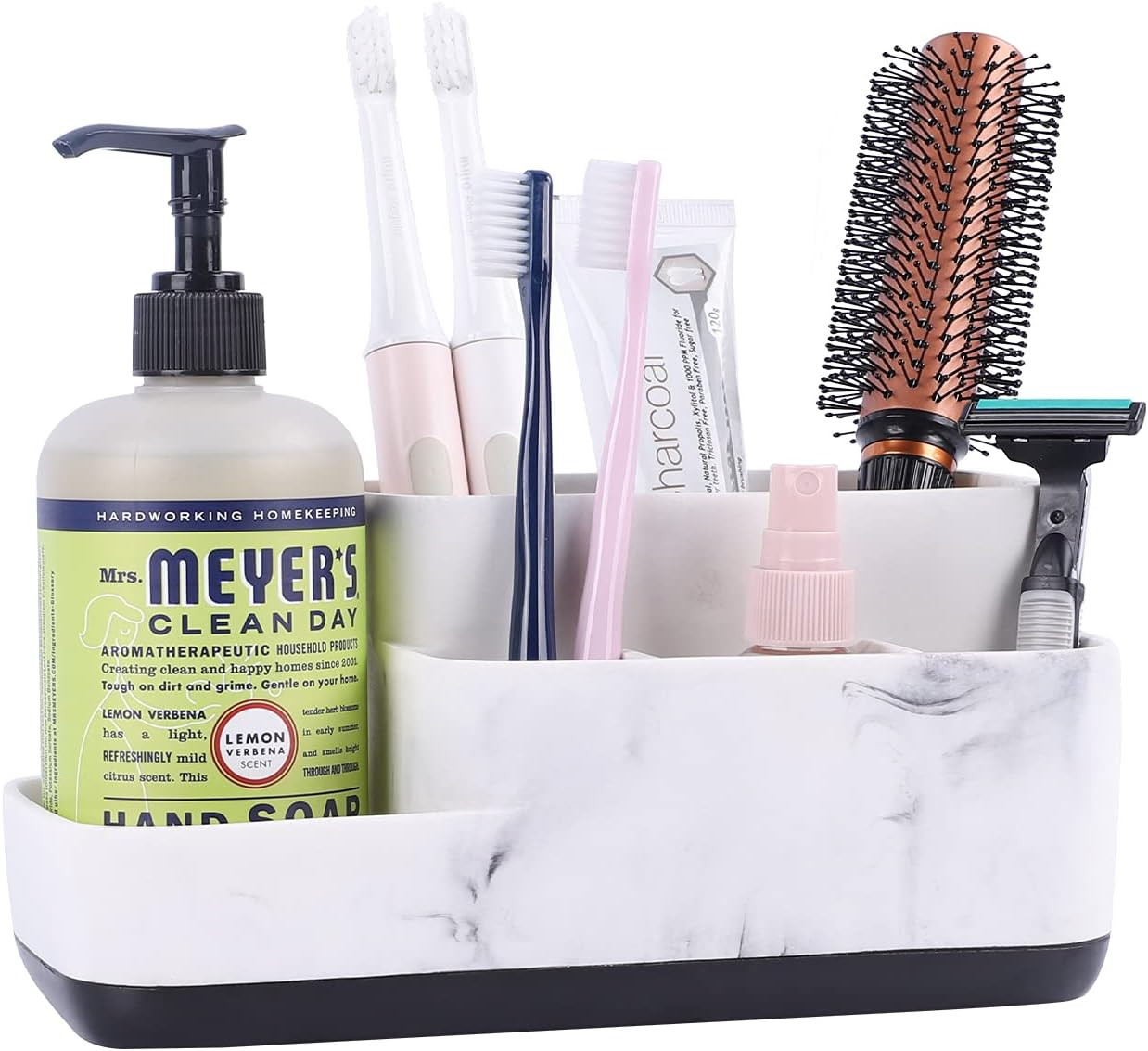 zccz Toothbrush Holder Bathroom Organizer Countertop Multi-Functional Electric Tooth Brush Toothp... | Amazon (US)