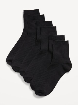 Quarter Crew Socks 3-Pack for Women | Old Navy (US)