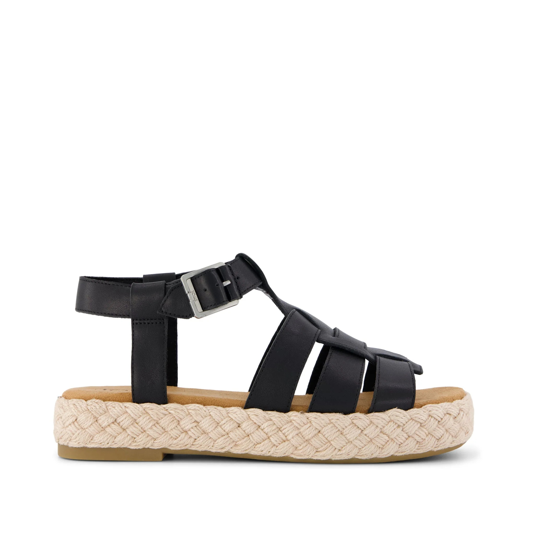 Womens Jac Fisherman Sandal Caramel Crochet | Toms EMEA
