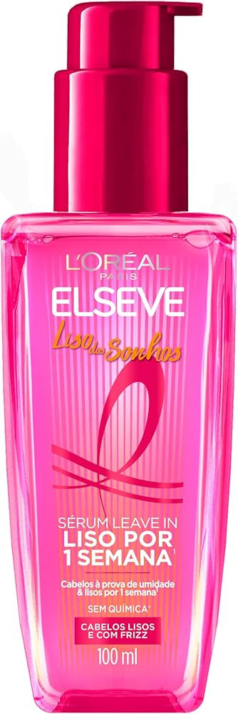 Sérum L'Oréal Paris Elseve Liso dos Sonhos 100ml | Amazon (BR)