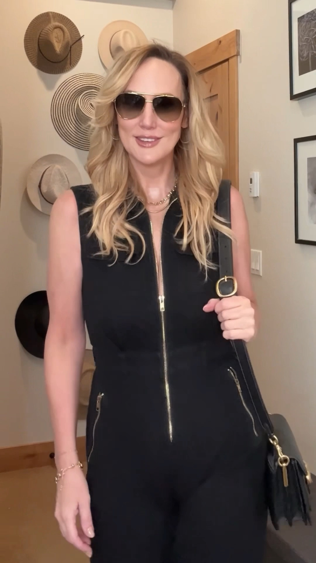 I love this outfit, but should have sized up. I purchased this in a size medium. I’m tall and long in the torso, and would have preferred for this to be looser. I’ll probably return it and size up a size or two. This is from @Stylewe_official ❤️ #ootd #jumpsuit #outfit #outfitideas #fashion 