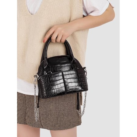 Women s Bags Mini Croc Embossed Shoulder Crossbody Handbag Satchel Bags | Walmart (US)