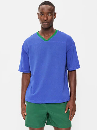 Football-Style Knit T-Shirt | Old Navy (US)