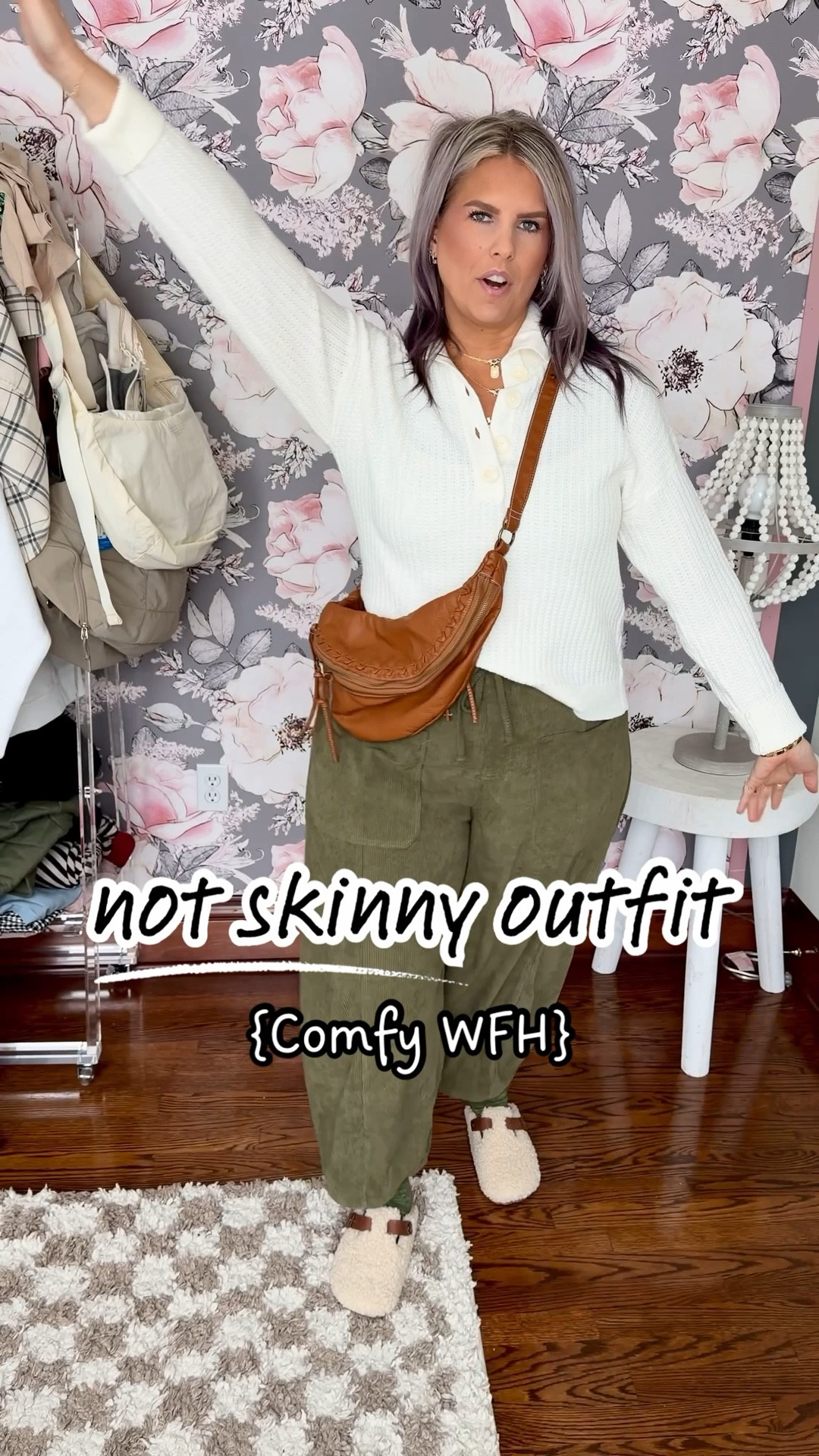 ✔️Green Corduroy Barrel Pants 〰️ size L (TTS) Amazon
✔️Cream Henley Sweater with Collar 〰️ size M (TTS) Walmart
✔️Minimizer Bra 〰️ TTS (36ddd) HSIA
✔️Gold Necklace Stack 〰️ Adina Eden 
✔️Gold Ring Stacks 〰️ Adina Eden ✔️Gold Hand Chains 〰️ Adina Eden

LINKED SIMILAR
✔️Sherpa Clogs 〰️ Walmart
✔️Cognac Sling Bag 〰️ Walmart

#walmart #walmartfashion #walmartstyle  walmart fashion, walmart style, walmart outfit, walmart look, walmart fashion, found it at walmart, walmart fashion finds, walmart summer, walmart winter, walmart fall, walmart spring, walmart new arrivals, walmart outfit, walmart outfit inspo, walmart outfit inspiration, walmart curves, walmart curvy, curvy walmart, midsize walmart, walmart midsize, walmart ootd, walmart shopping, new at walmart  #amazon #amazonfashion amazon finds, amazon find, amazon style, amazon fashion, amazon clothing, amazon outfit, found it on amazon, amazon fashion finds, amazon summer, amazon spring, amazon fall, amazon winter, amazon outfit inspo, amazon outfit inspiration, amazon curves, amazon curvy, curvy amazon, midsize amazon, amazon midsize, amazon ootd, amazon shopping, new on amazon  #under20 #under30 #under40 #under50 #under60 #under75 #under100 #affordable #budget #inexpensive #size14 #size16 #size12 #medium #large #extralarge #xl #curvy #midsize #pear #pearshape #pearshaped budget fashion, affordable fashion, budget style, affordable style, curvy style, curvy fashion, midsize style, midsize fashion 

#LTKSaleAlert #LTKMidsize #LTKOver40