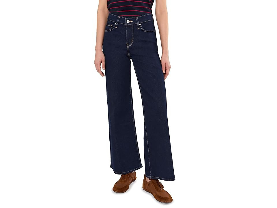 Levi's(r) Womens 318 Seamed Wide Leg Women's Clothing Darkest Sky : 31 32, Cotton/Denim/Elastane | Zappos