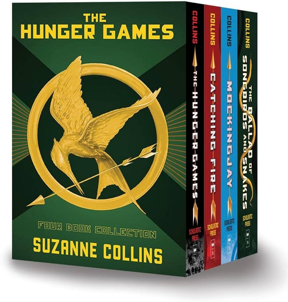 Hunger Games 4-Book Hardcover Box Set (The Hunger Games, Catching Fire, Mockingjay, The Ballad of... | Amazon (US)