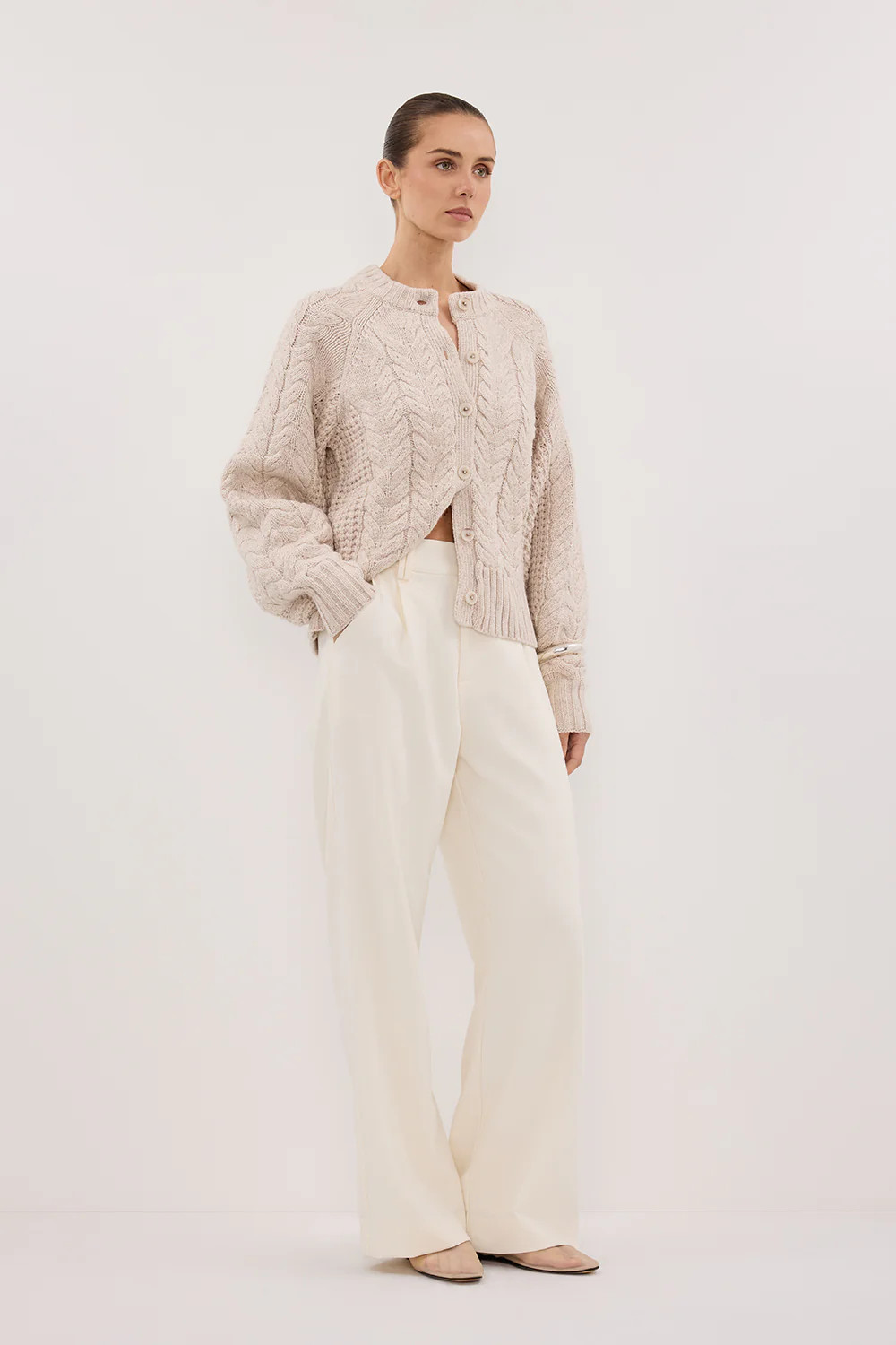 CELINE CREAM PANT | DISSH