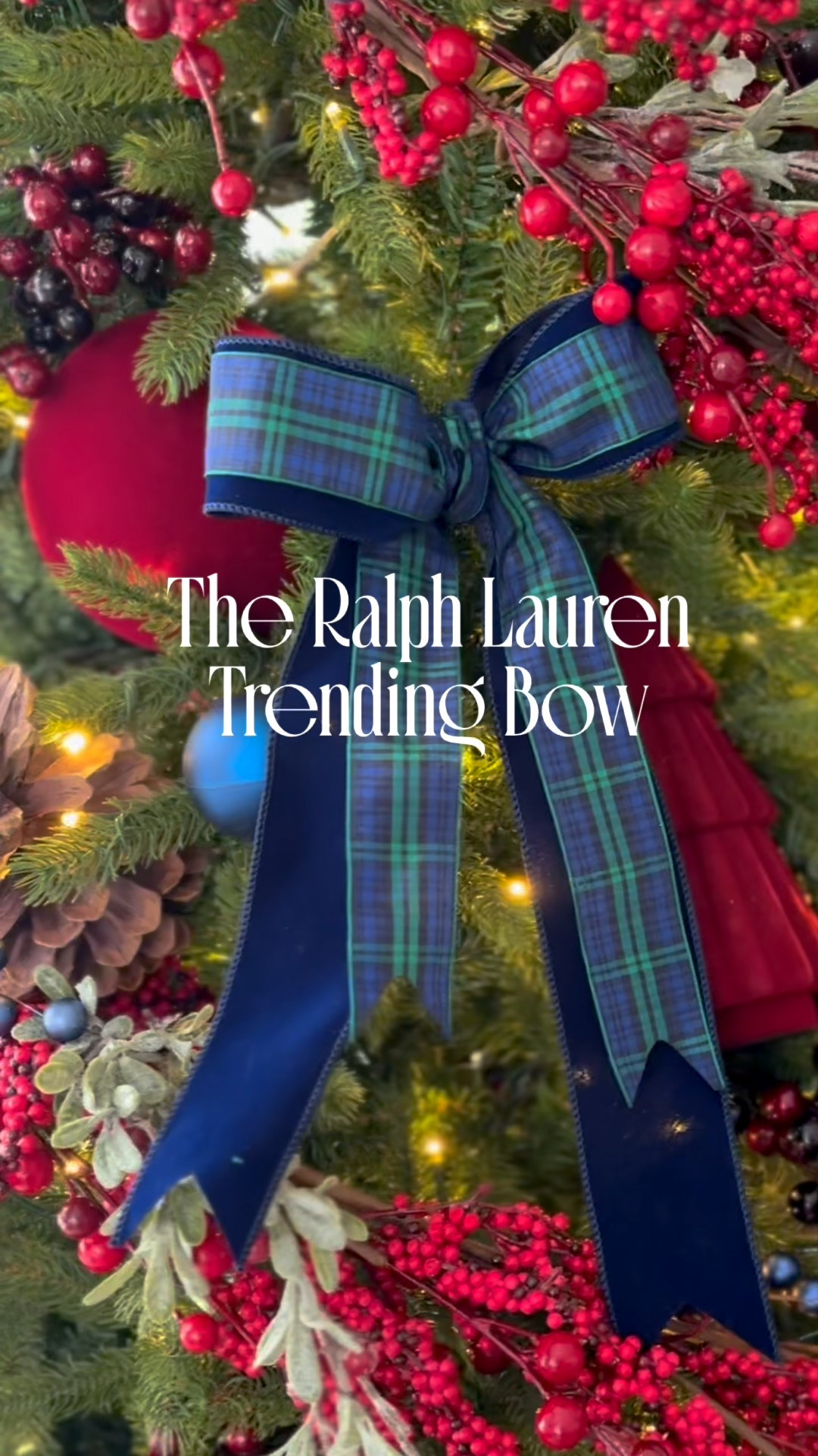 Making the trending Ralph Lauren Bow is easier than what you think!

#LTKHome #LTKSeasonal #LTKHoliday