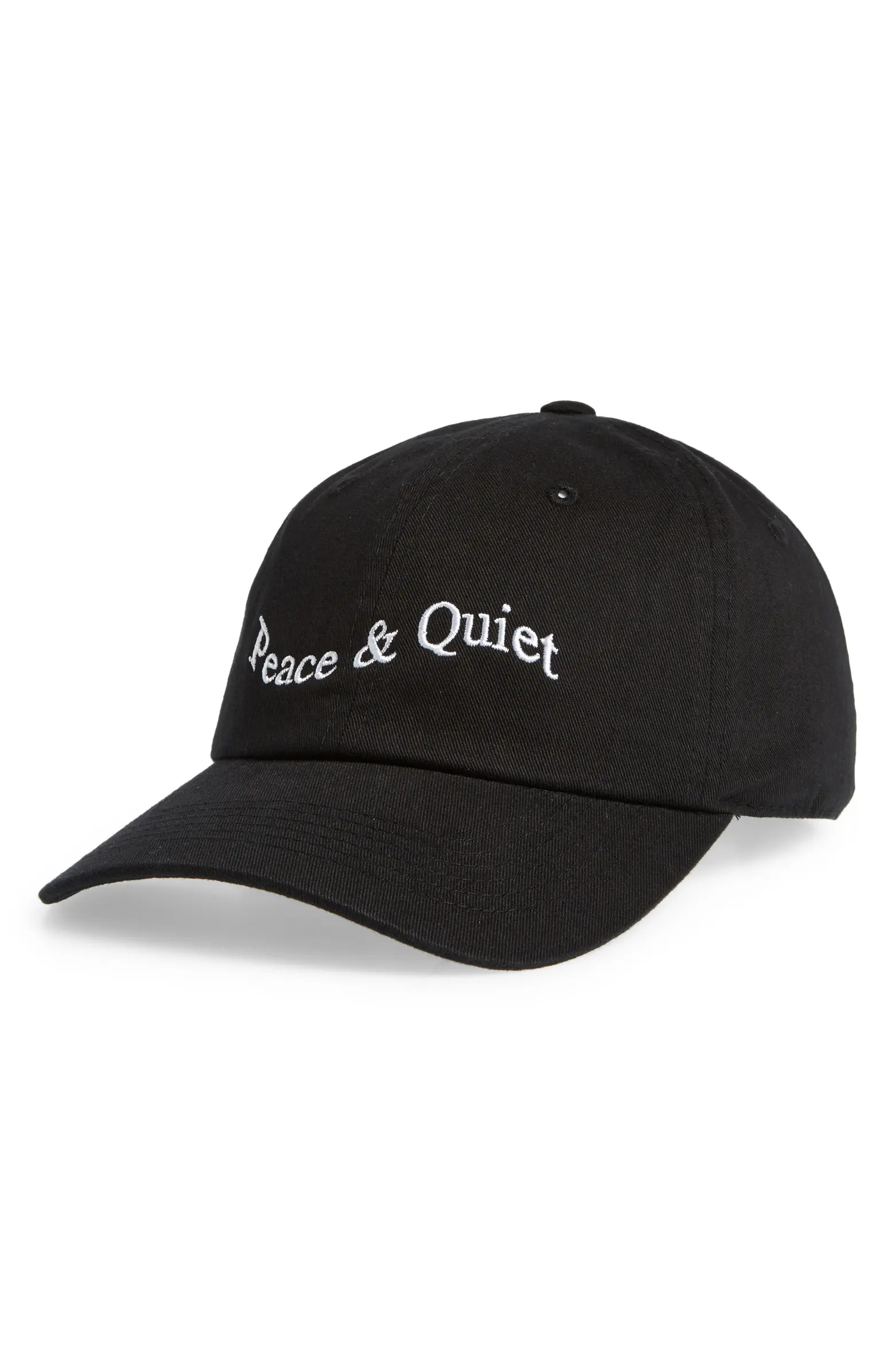Museum of Peace & Quiet Wordmark Dad Cotton Logo Cap | Nordstrom | Nordstrom