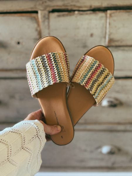 The perfect summer shoe from @walmart Matches everything, has a found vintage vibe, & they are cushioned for cozy comfort! 

#walmartpartner
#LTKSpring

