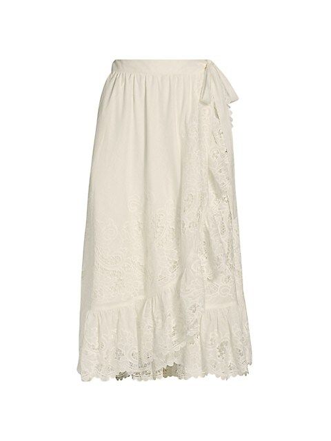 Lulu Scallop Wrap Skirt | Saks Fifth Avenue