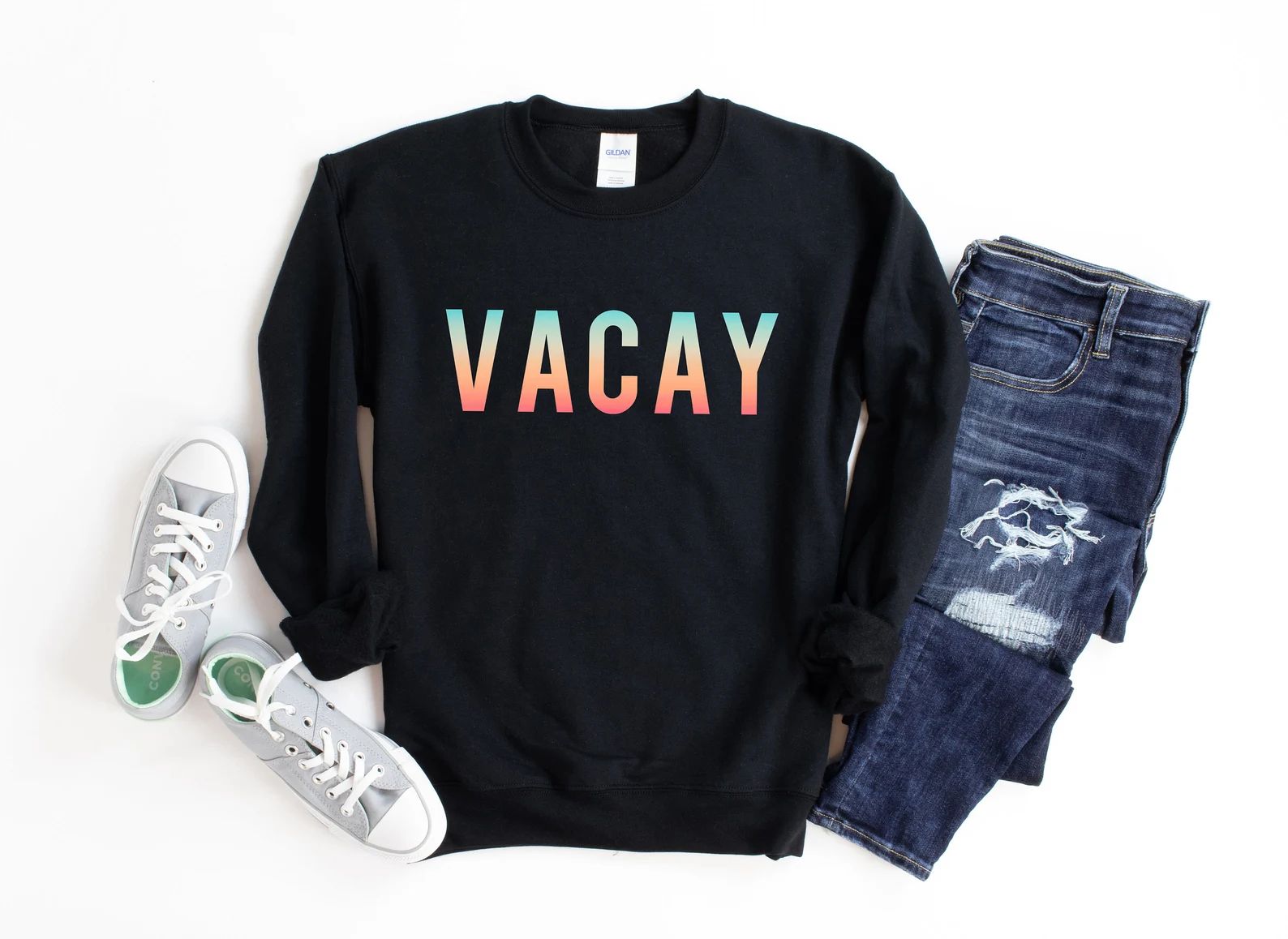 Vacay Sweatshirt Vacay Shirt Vacation Shirt Vacation Shirts - Etsy | Etsy (US)