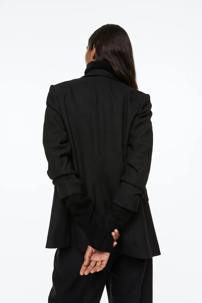 Gathered-sleeve Jacket | H&M (US + CA)