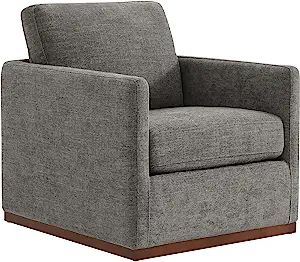 CHITA Swivel Accent Chair, Mid Century Modern Arm Chair for Living Room and Bedroom, Grey | Amazon (US)