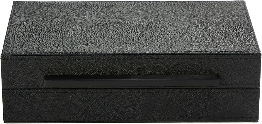 Generic Black Small Decorative Box With Black Handle，Faux Leather keepsake And Memory Storage B... | Amazon (CA)