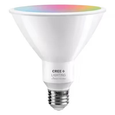 Cree Lighting  Connected Max 120-Watt EQ LED Par38 Full Spectrum Dimmable Smart Flood Light Bulb | Lowe's