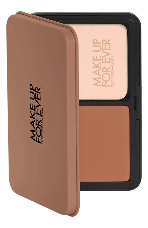Make Up For Ever HD Skin Matte Velvet 24 Hour Blurring & Undetectable Powder Foundation in 4R63 Cool Pecan at Nordstrom | Nordstrom