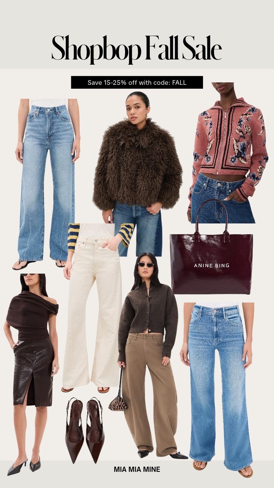 Shopbop fall sale
Save 15-25% off fall denim, farm Rio cardigans, faux leather skirts and shoes

#LTKSaleAlert #LTKOver40 #LTKSeasonal