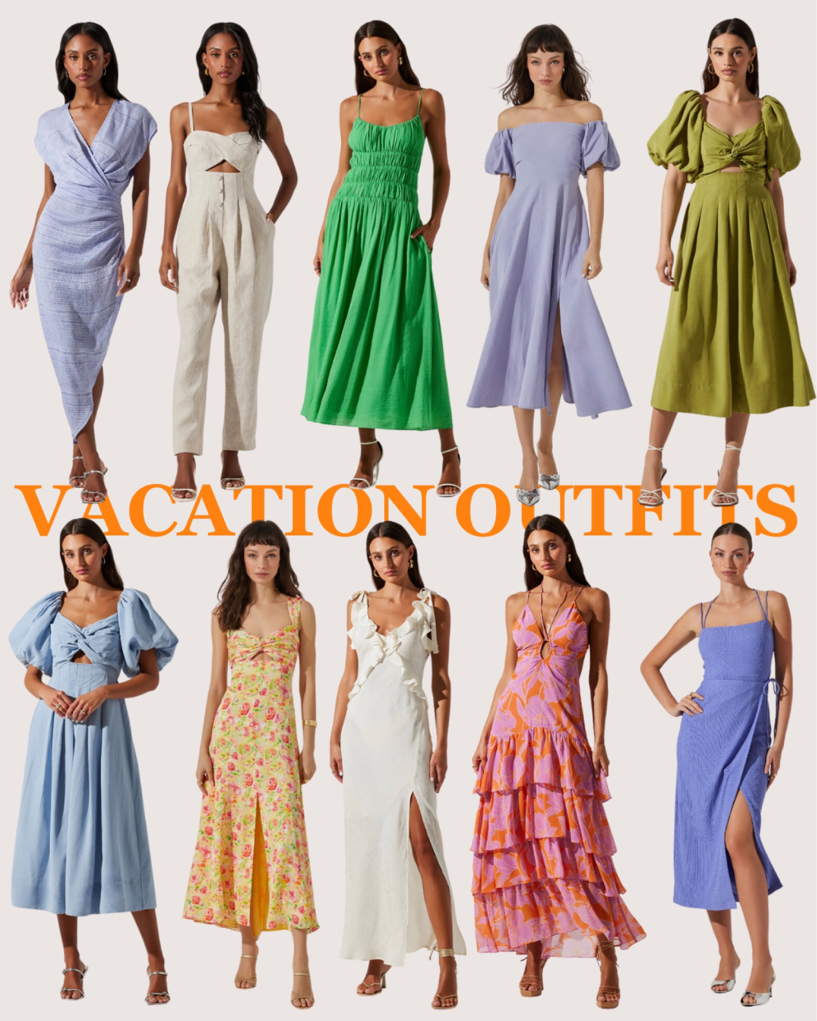 Vacation Outfit Inspiration

Vacation Outfits Summer | Vacation Outfits | Vacation Dresses | Printed Dresses | Maxi Dresses for Vacation | Mini Dresses | Satin Dresses | Pattern Dresses

#LTKstyletip #LTKtravel #LTKSeasonal