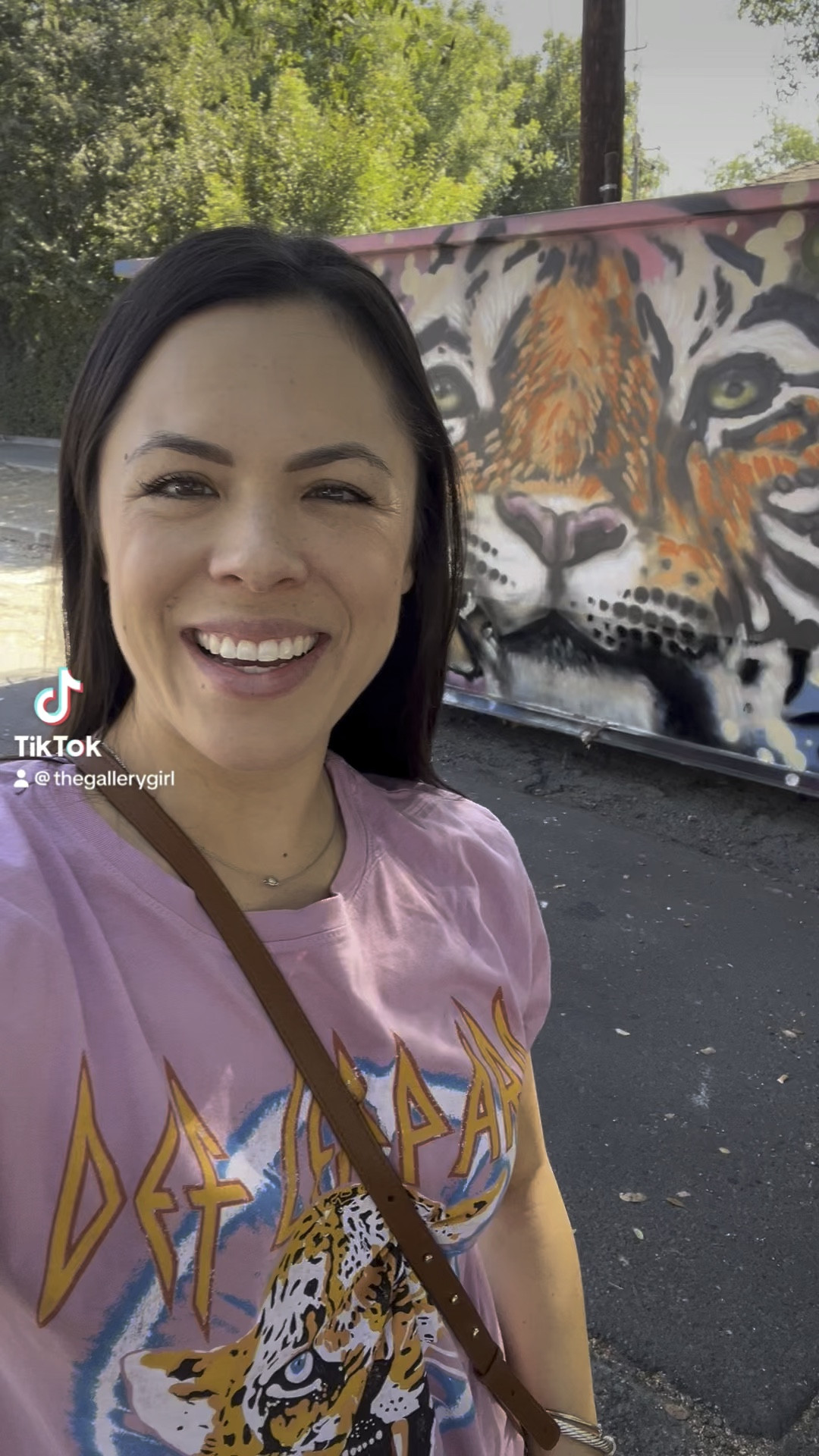 Dressed to match a mural in Sacramento, Ca!