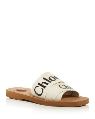 Chloé Women's Woody Logo Slide Sandals  | Bloomingdale's Shoes | Bloomingdale's (US)