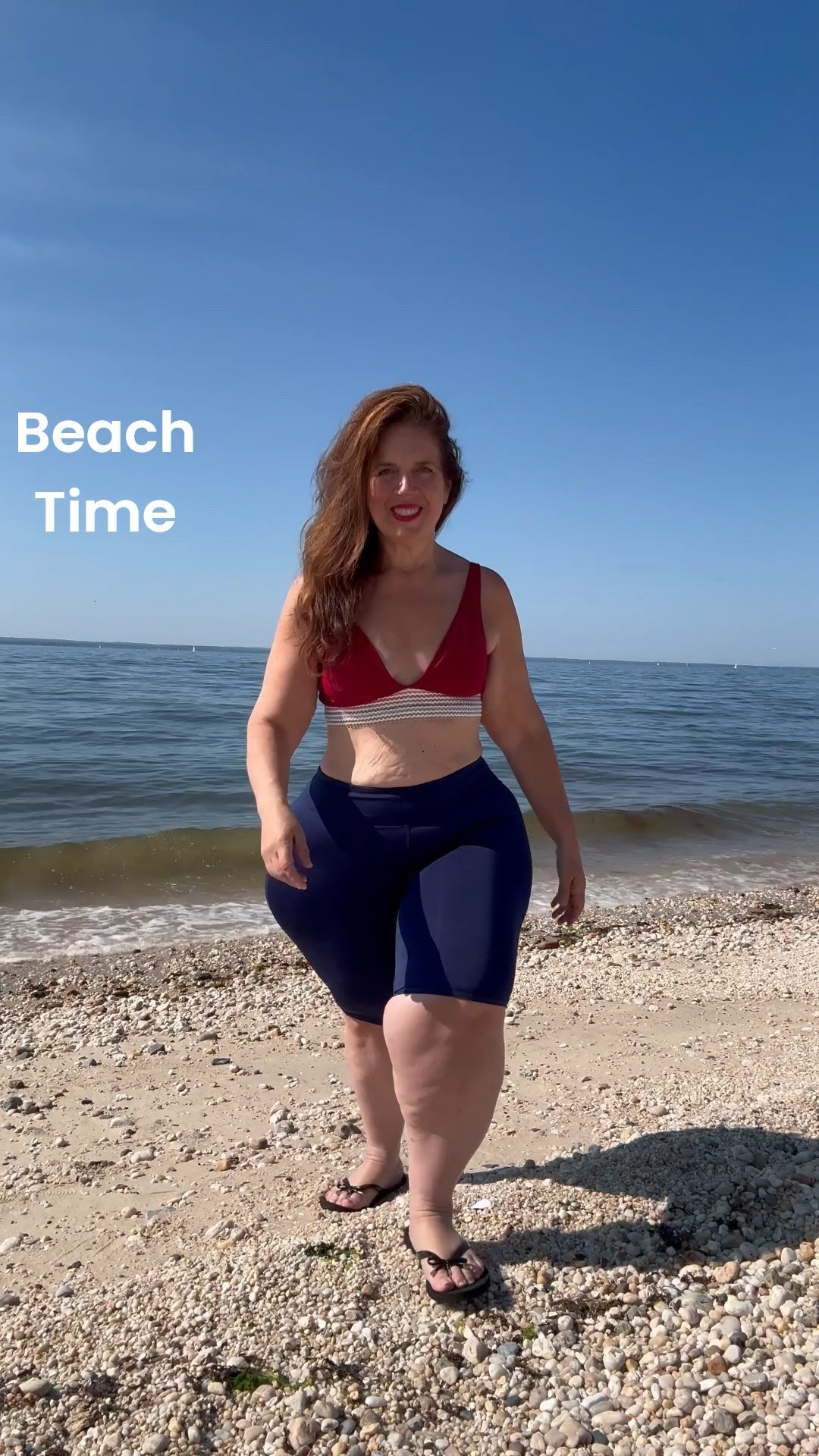 Beach Fit🏖️

Red, white and Blue for Fourth of July weekend at the beach❤️🤍💙

Lots of time in the salt water to help this Lipedema body decongest and feel fully supported by the water. Water movement is so therapeutic and such an incredible way to destress. 

Typically, I wear a bikini top or tankini top with my long leg (9 inches preferred) yoga /bike shorts for a practical way to move about the day. The shorts help keep everything where I want it to be and keep my legs comfortable with some compression, too.

Thighs that kiss and jiggle are not my jam and I reserve a full bikini for  tanning days because I do love a good day of laying out in the sun. I must say though that this and last summer I have tried to avoid that as I am trying to reduce my inflammation and try to avoid things that add inflammation 🤷🏻‍♀️

What’s your go to for beach wear?💬👇

PS- don’t ya just love the sound of the ocean? Your welcome🌊

#LTKSeasonal #LTKSwim #LTKTravel