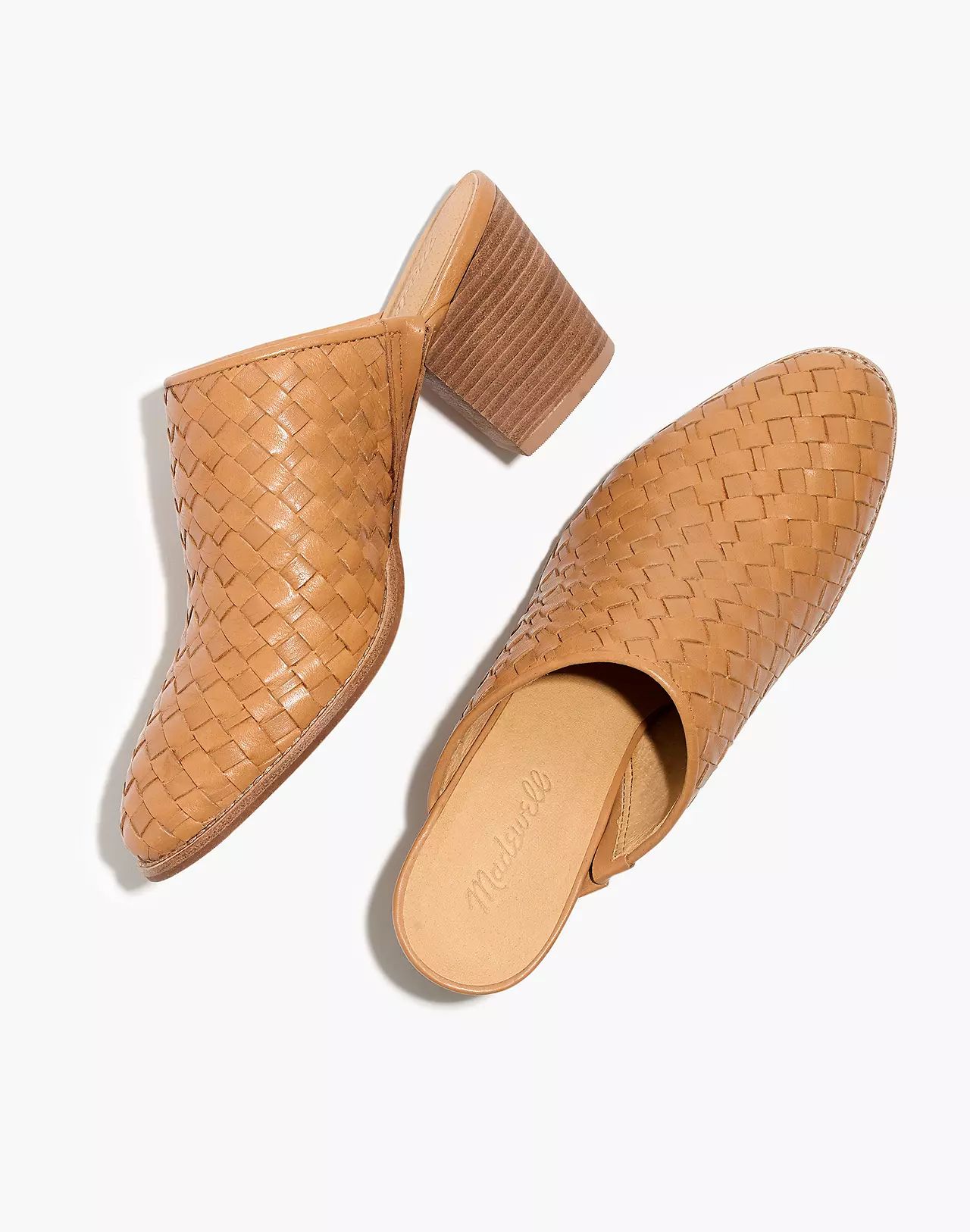 The Harper Mule in Woven Leather | Madewell