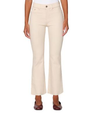 DL1961 Bridget Bootcut High Rise Instasculpt™ Crop Jeans in Flax  | Bloomingdale's Women | Bloomingdale's (US)