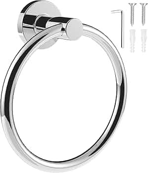 SetSail Towel Holder for Bathroom Wall Stainless Steel Hand Towel Ring Heavy Duty Towel Hanger fo... | Amazon (US)
