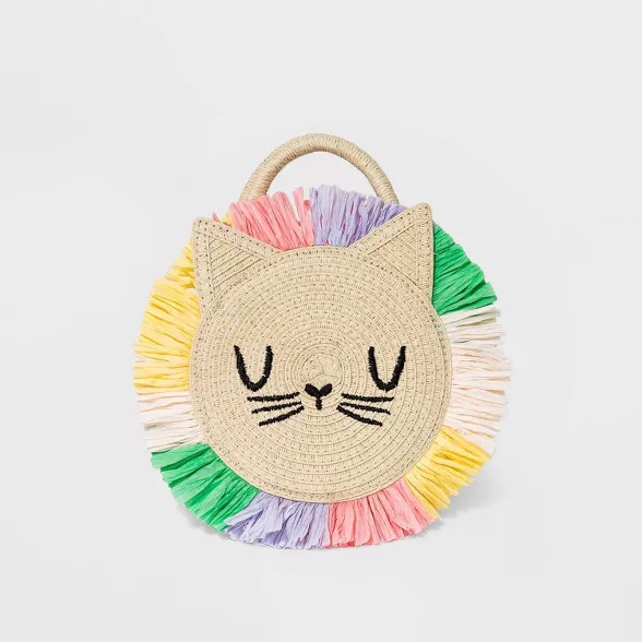 Toddler Girls' Lion Handbag - Cat & Jack™ Tan | Target