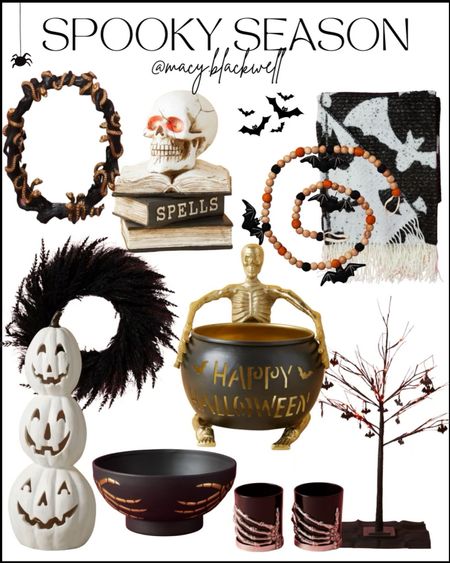 Halloween decor. Halloween home decor. Pumpkin decor. Jack o lantern. Skeletons. Bats. Spooky tree  

#LTKSeasonal #LTKunder100 #LTKhome