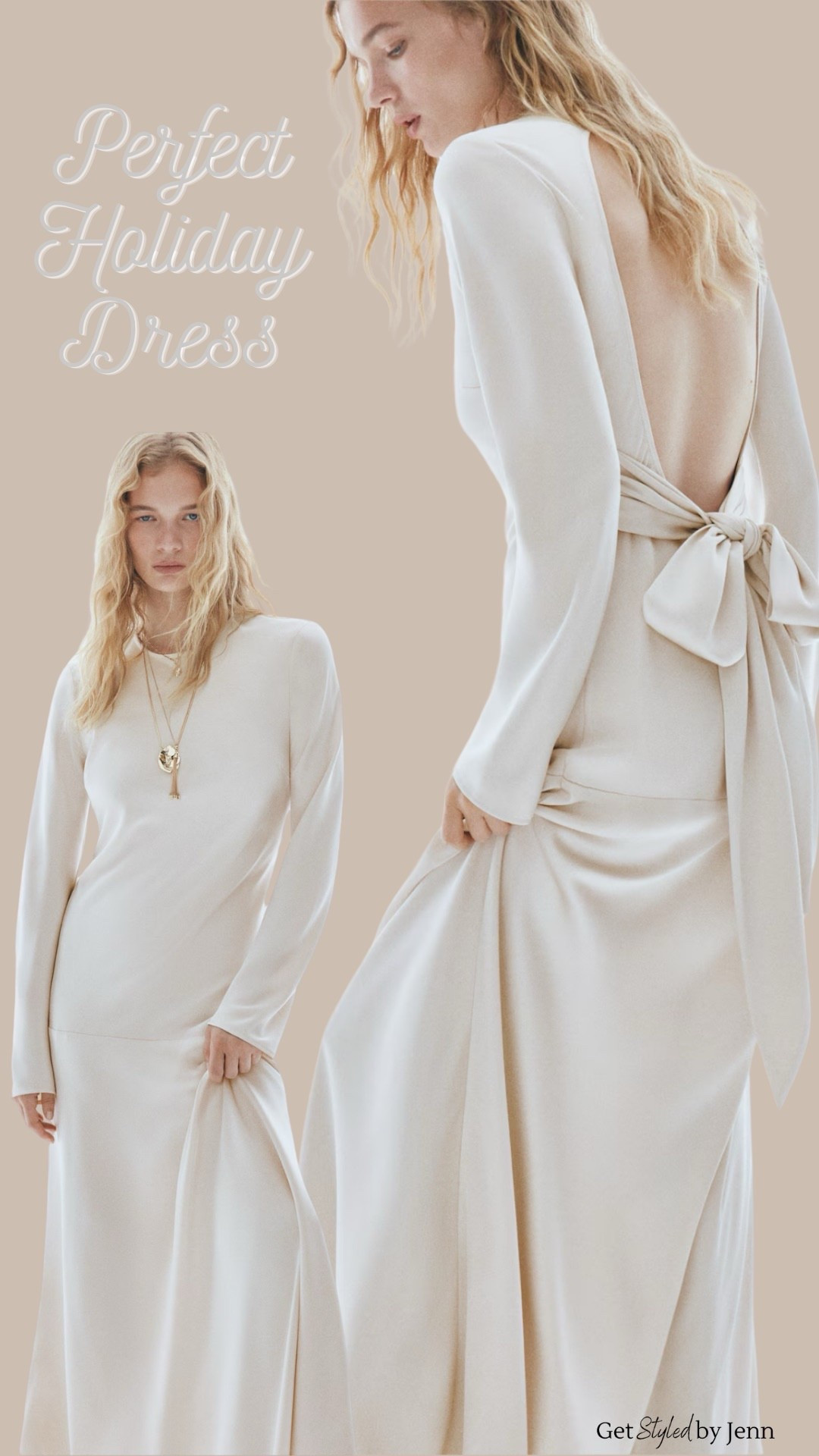 This is my favorite kind of holiday dress: polished enough for a dinner party, effortless enough that you’re not second-guessing it all night.

The silhouette does the work for you! Clean from the front, statement from the back, zero overthinking required. Add heels and jewelry for evening, or keep it minimal for daytime events and family gatherings.

If you want one piece that works for multiple holiday moments (and beyond), this is it.

Sizes are disappearing fast! This is a wear-on-repeat kind of dress. 

I’ll post how I would style this 3 ways to show versatility in multiple seasons. 

On Sale NOW!

#LTKootd #LTKFindsUnder100 #LTKSaleAlert