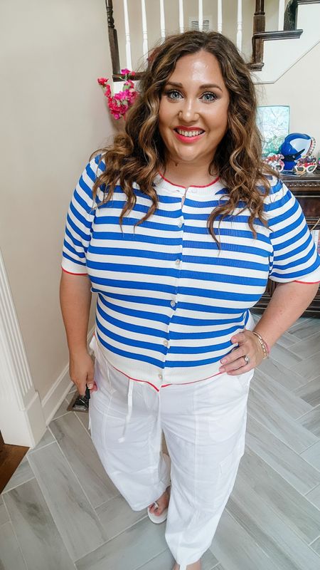 This sweater is perfect for Memorial Day weekend. I feel like I always get Chilly at the end of the night. #walmartfashion #walmartfinds #plussize #midsize #livinglargeinlilly 

#LTKfindsunder50 #LTKmidsize #LTKplussize