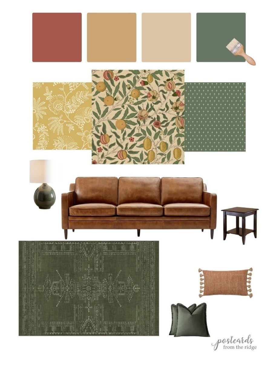 These warm and inviting colors are perfect for a cozy living room. #williammorris #livingroom #interiors

#LTKHome