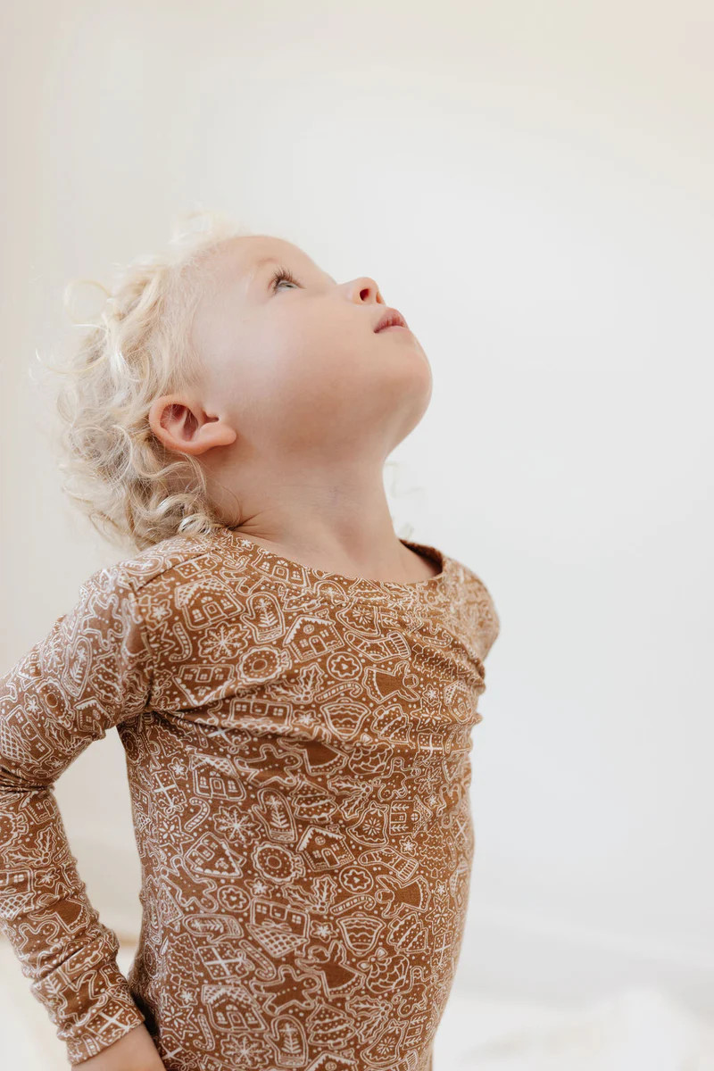 PJ Set in Gingerbread | Plain Jane