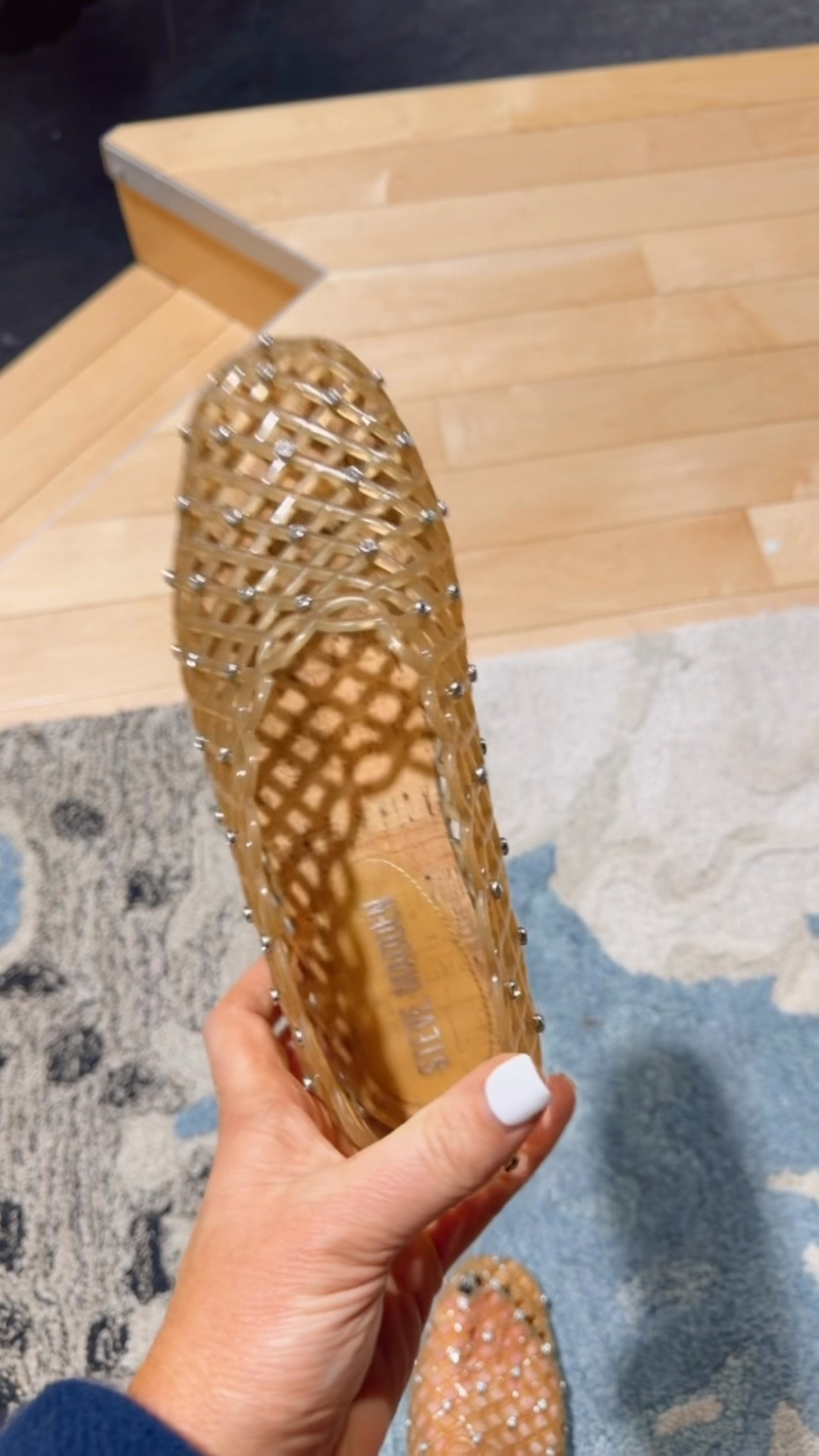 Steve Madden jelly shoes!

#LTKootd