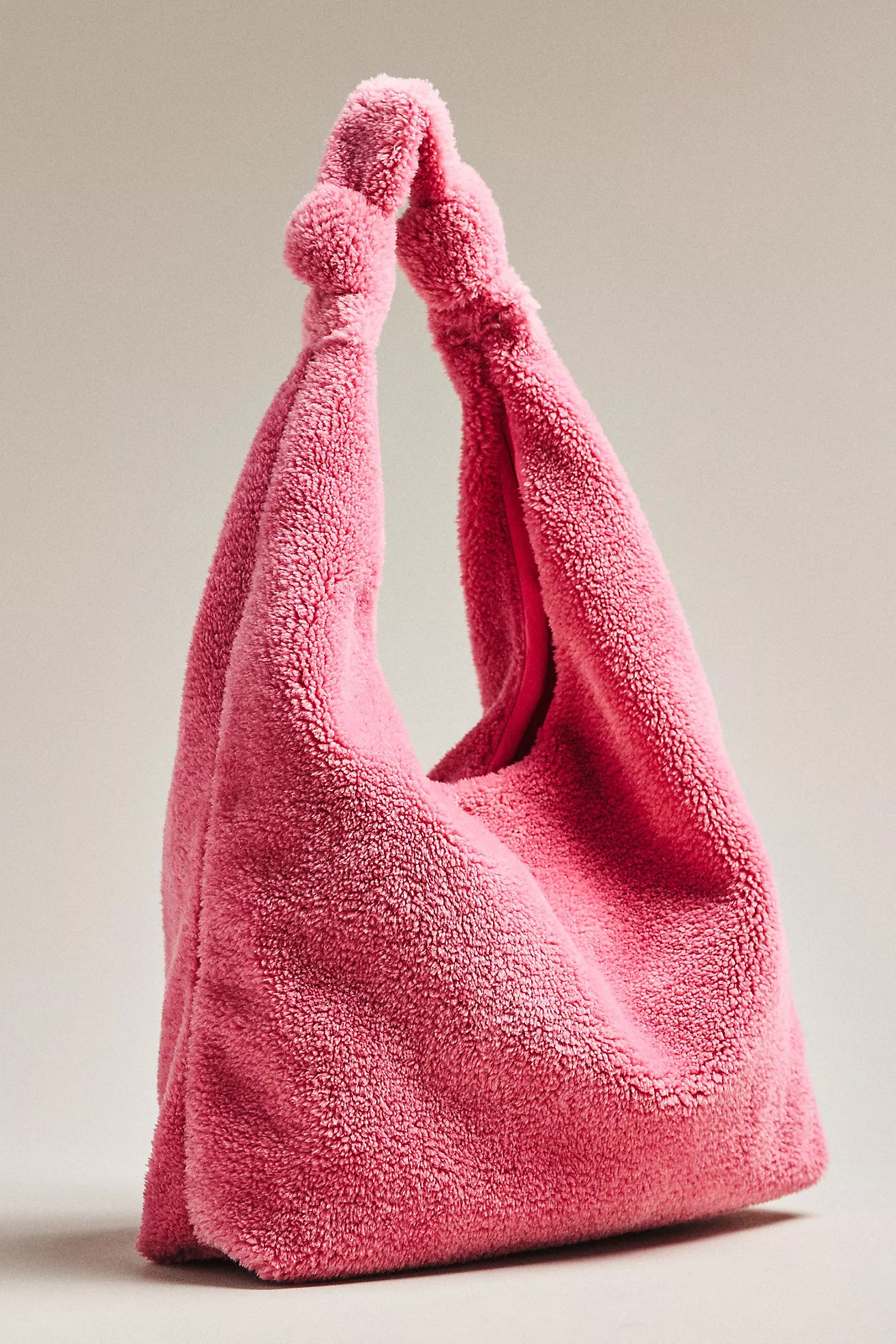 The Love Knot Slouchy Bag: Sherpa Fleece Edition | Anthropologie (US)