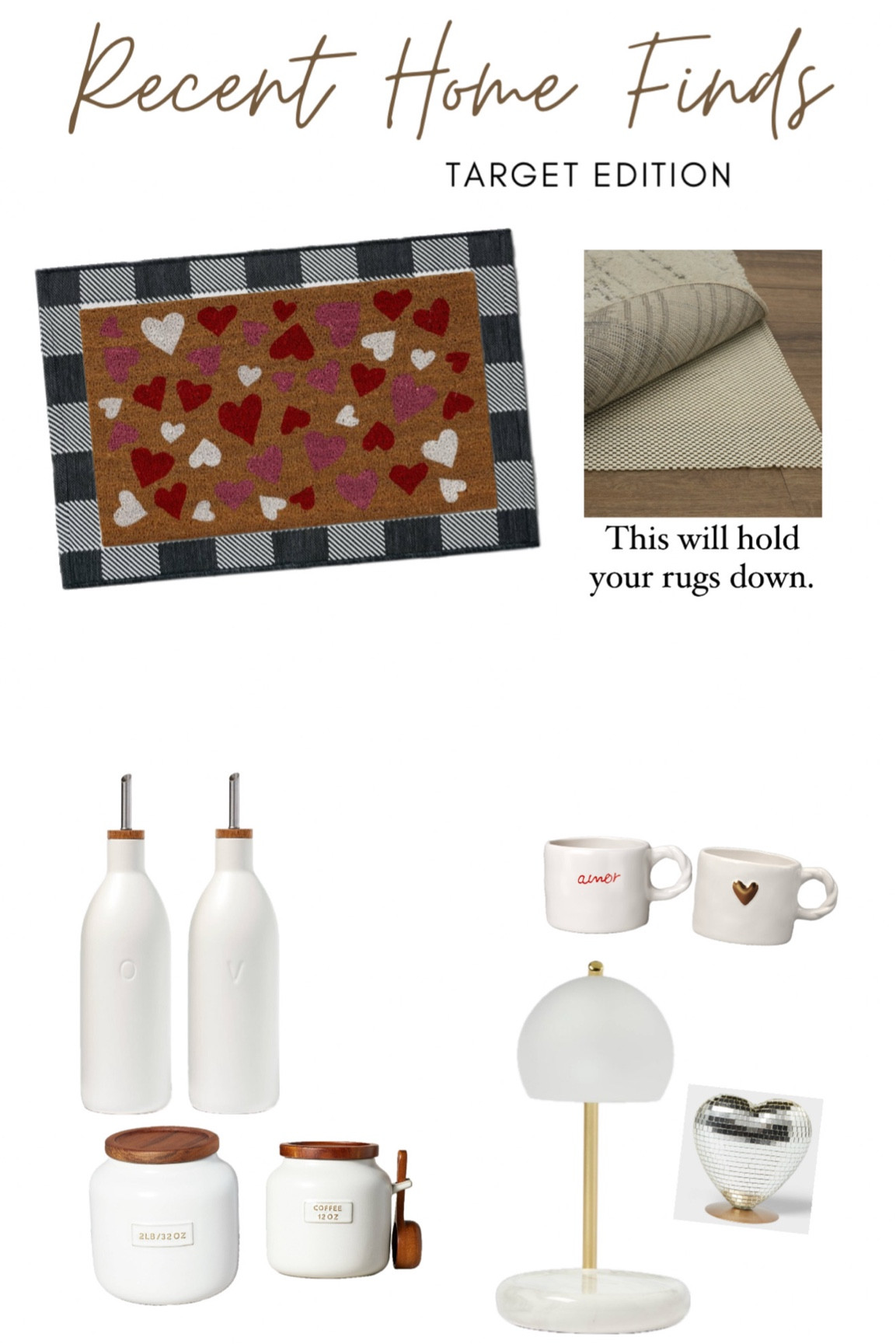 #Target finds for the month. Love these practical and aesthetically pleasing  

#LTKFindsUnder50 #LTKHome #LTKSeasonal