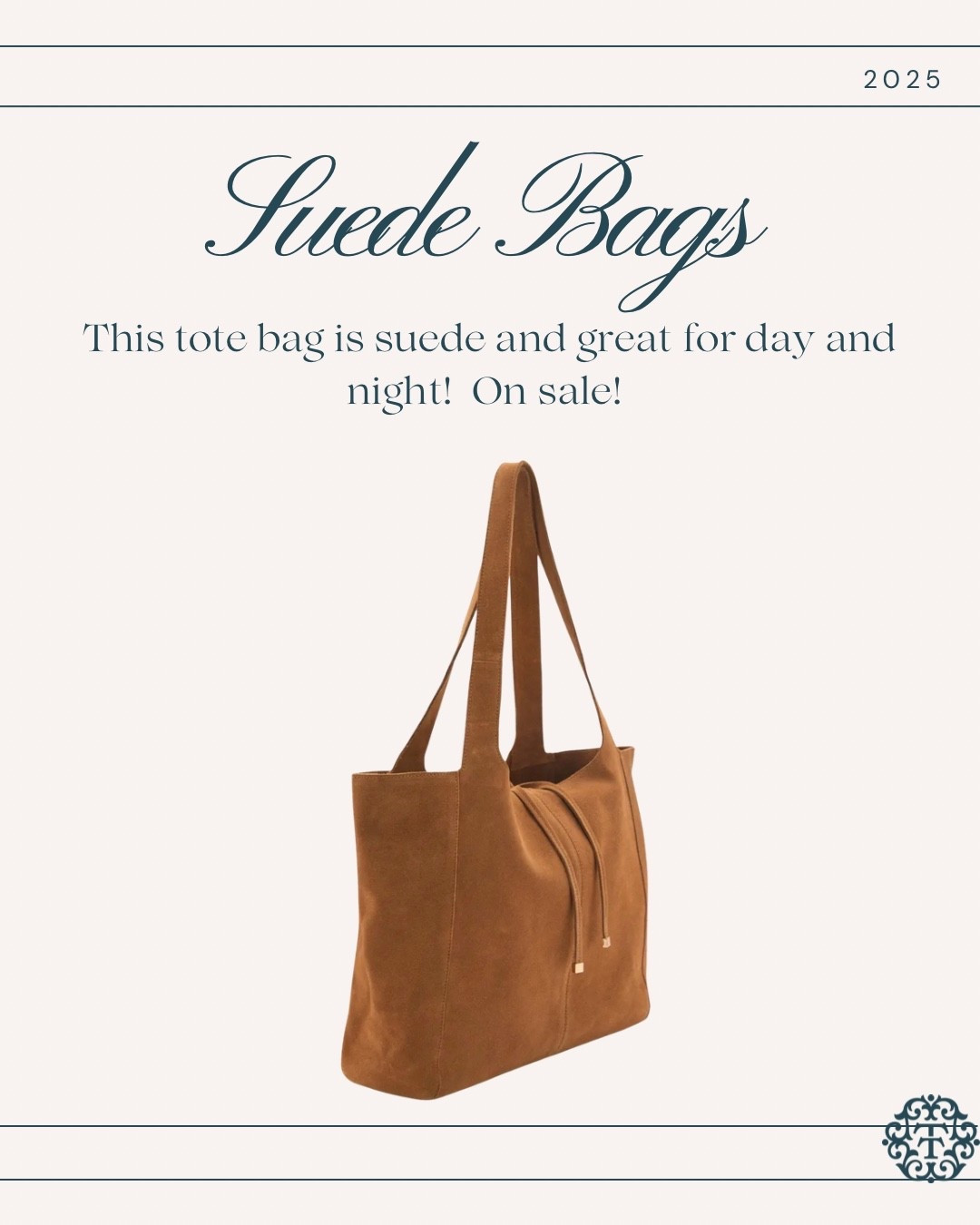 What holiday gifts will you carry in style in this stunning suede bag?s

#LTKGiftGuide #LTKHoliday #LTKOver40