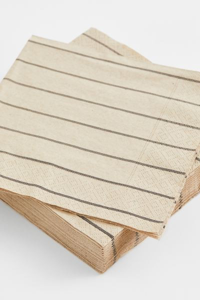 25-pack paper napkins | H&M (UK, MY, IN, SG, PH, TW, HK)