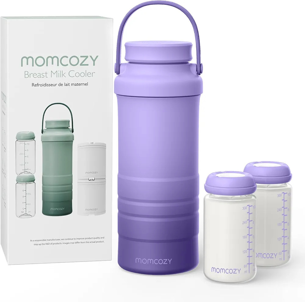 Momcozy 22oz Portable Breast Milk Cooler for Outdoor, Life Saver with 360° Total Cooling for 24 ... | Amazon (US)