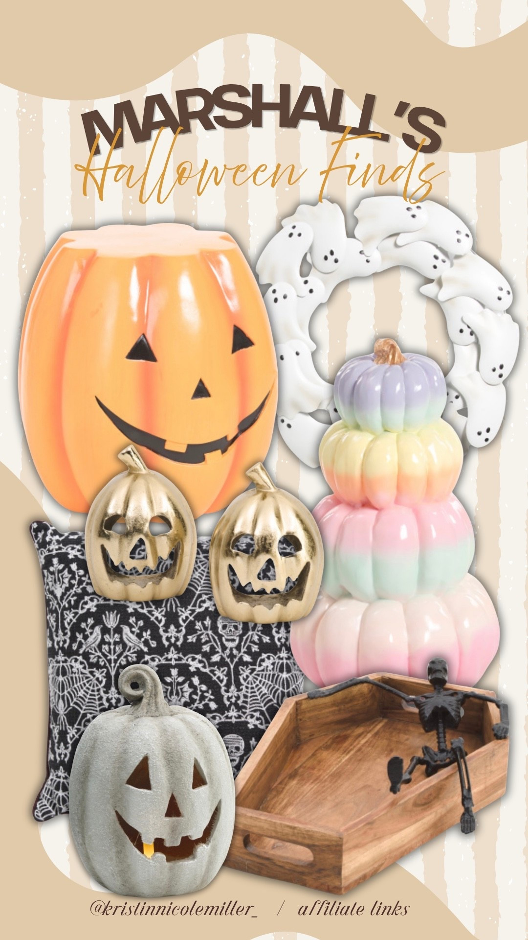 Halloween finds @ Marshalls! 🎃 

Seasonal fall autumn spooky season jack o lanterns pumpkins skeletons Halloween October

#LTKSeasonal #LTKHome