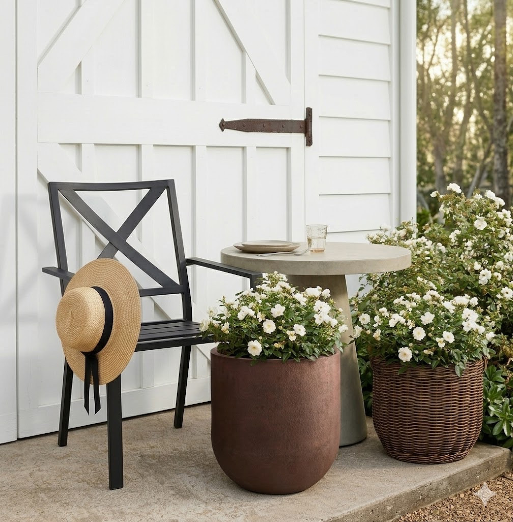 🧺🌿When it comes to my home, I'm always looking for that perfect blend of style, comfort, and, of course, a great value.  My search almost always starts at At Home.  They have such an incredibly wide selection of home decor and furniture, and I find they often have unique pieces you can't find anywhere else.  It’s true that At Home might not be the first name that pops into everyone’s head – I sometimes think they are a bit of a hidden gem! But trust me, especially for outdoor furniture, they absolutely are the best.  This setup – the table, chairs, and even the planters – is a perfect example of the high-quality, on-trend style I can always count on finding there.  Ready to refresh your outdoor space? 

#Athome #Athomefinds #Outdoorliving #Patiostyle #Moderntraditional #Moodydecor #Gardeninspiration #Budgetdecor #Patiorefresh #Homedecorinfluencer #Georgiahome #Outdoorfurniture #Summerstyle #Deckdecor #Atmehomedecor #Ltkhome #Ltkunder100 #Ltkoutdoor #Ltkseasonal #Gardenstyle