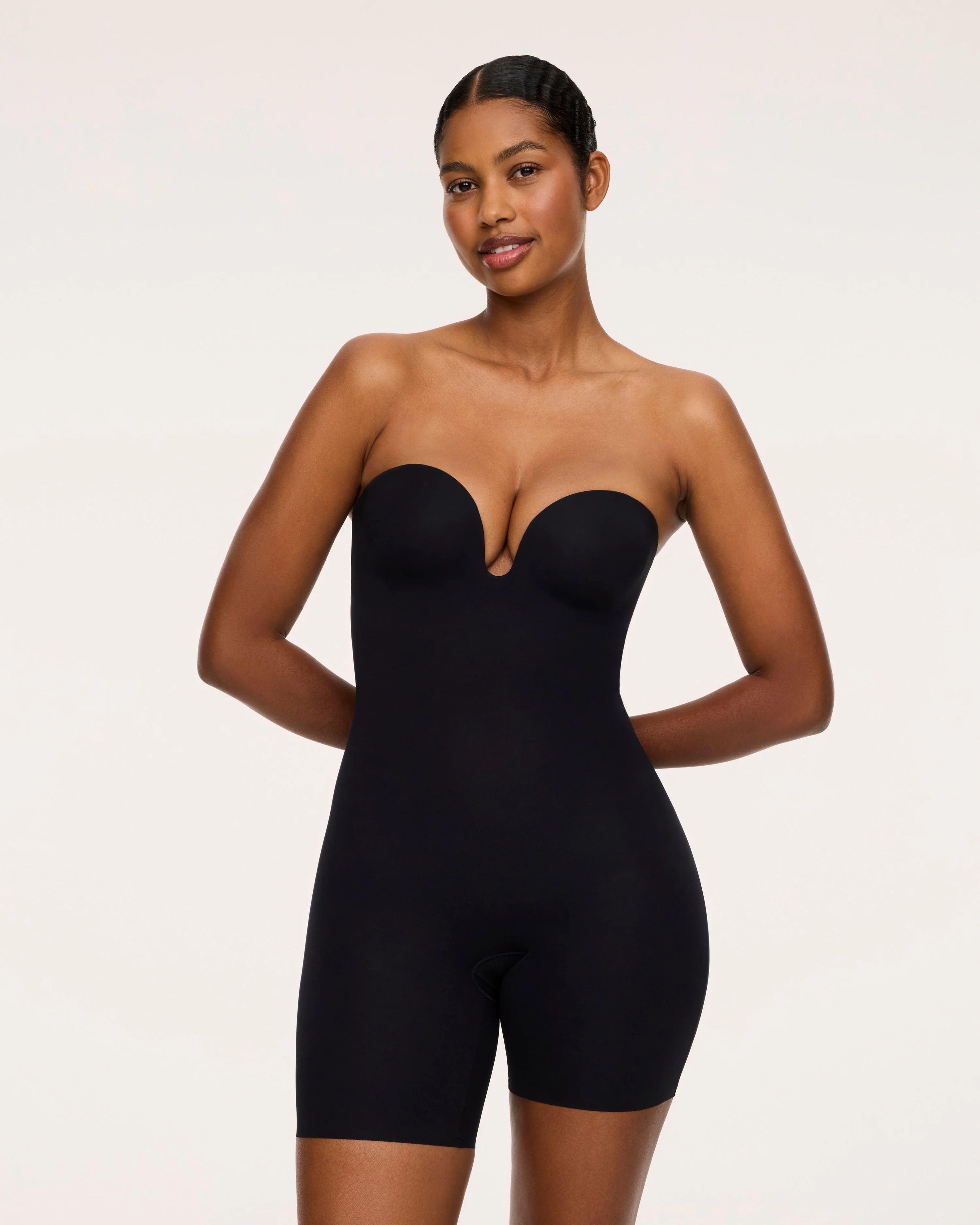 SPANXshape Strapless Cupped Mid-Thigh Bodysuit | SPANX | Spanx