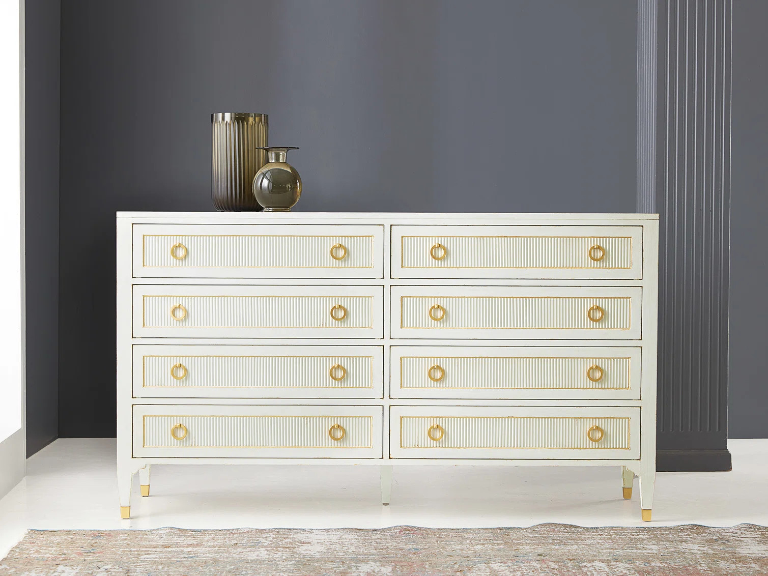 Swedish 8 - Drawer Dresser | Perigold