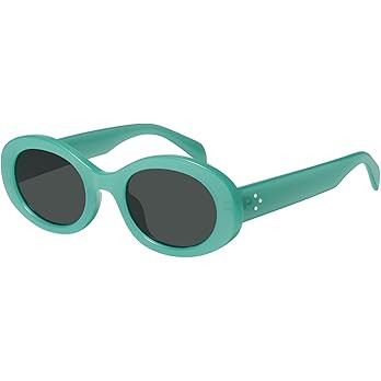 mosanana Oval Retro Trendy Sunglasses for Women 90s Style MS52371 | Amazon (US)