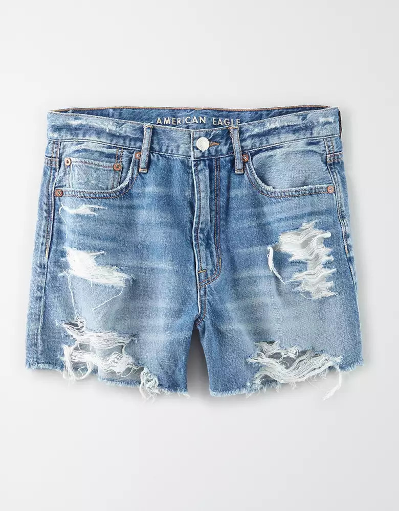 AE 90s Boyfriend Denim Short | American Eagle Outfitters (US & CA)
