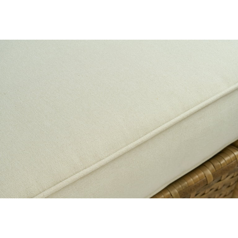 Better Homes & Gardens Outdoor Davenport 5pcs Sofa Lounger with Two Acacia Wood Table with Cushio... | Walmart (US)