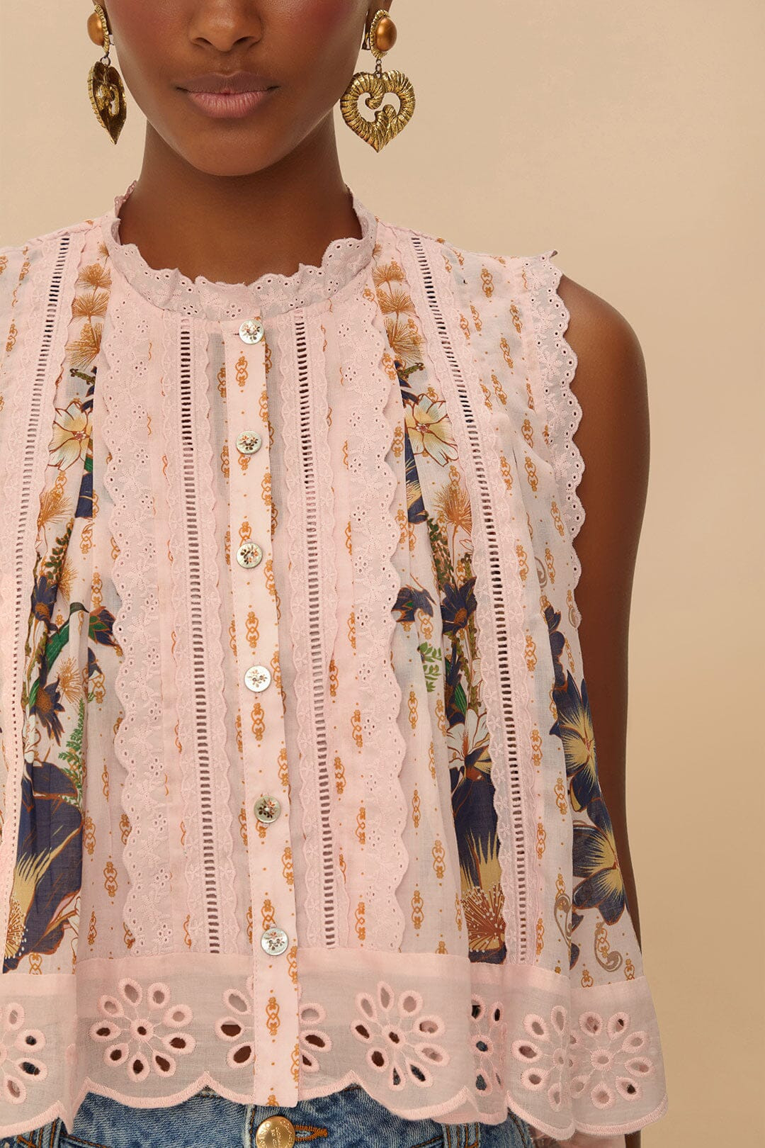 Pink Dream Garden Blouse | Farm Rio UK