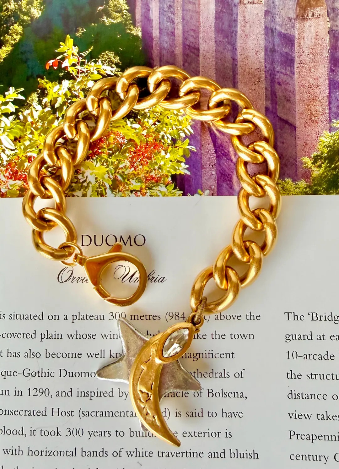 Moon and Star Bracelet | Etsy (US)